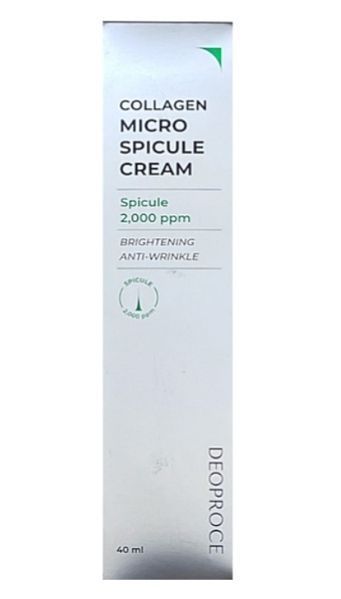 Інноваційний антивіковий крем DEOPROCE Collagen Micro Spicule Cream 40 ml 0002046 фото