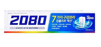 Зубная паста с прохладным мятным вкусом Aekyung 2080 Complete Action Toothpaste Cool Mint Flavor 174240268096 фото