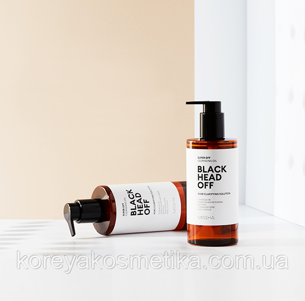 Гидрофильное масло для проблемной кожи против чёрных точек Missha Super Off Cleansing Oil (Blackhead Off) 305m 1182289766 фото