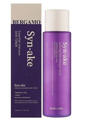 Тонер для обличчя зі зміїним пептидом BERGAMO Essential Intensive Skin Toner 210ml 0003009 фото