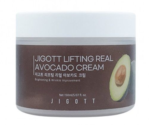 Підтягувальний крем для обличчя Jigott Lifting Real Avocado Cream з авокадо, 150 мл 174240268028 фото