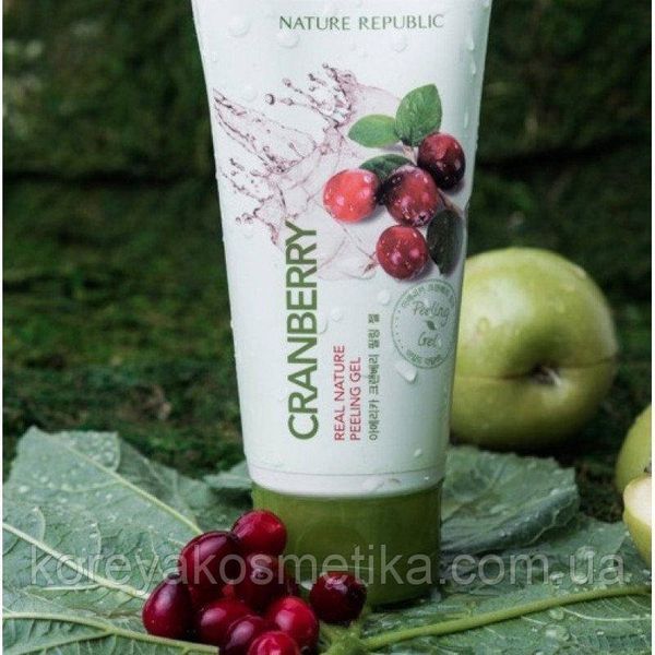 Журавлинний пілінг-гель для обличчя Nature Republic Real Nature Cranberry Peeling Gel 1125485828 фото
