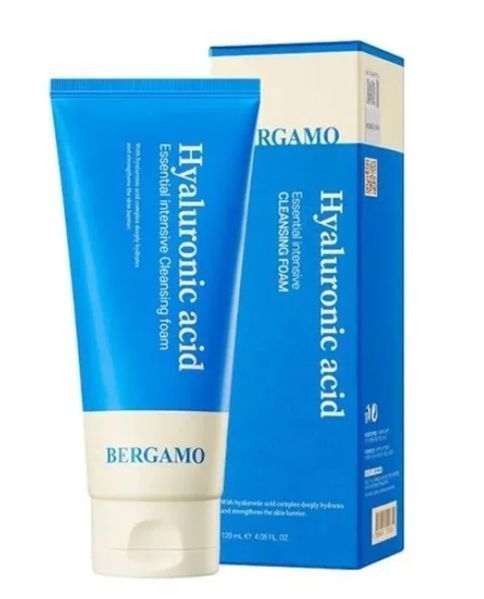 Пінка для вмивання з гіалуроновою кислотою Bergamo Intensive Hyaluronic Acid Cleanser Foam  0003011 фото