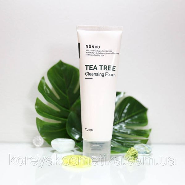 Пінка для вмивання з екстрактом чайного дерева A'pieu Nonco Tea Tree Cleansing Foam 1651319987 фото