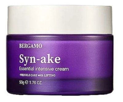 Крем для обличчя зі зміїним пептидом Bergamo Syn-Ake Essential Intensive Cream 50g 0003012 фото