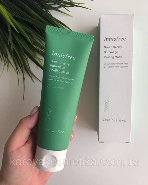 Маска-пилинг для лица с зеленым ячменем Innisfree Green Barley Gommage Peeling Mask 120 ml 1494376403 фото