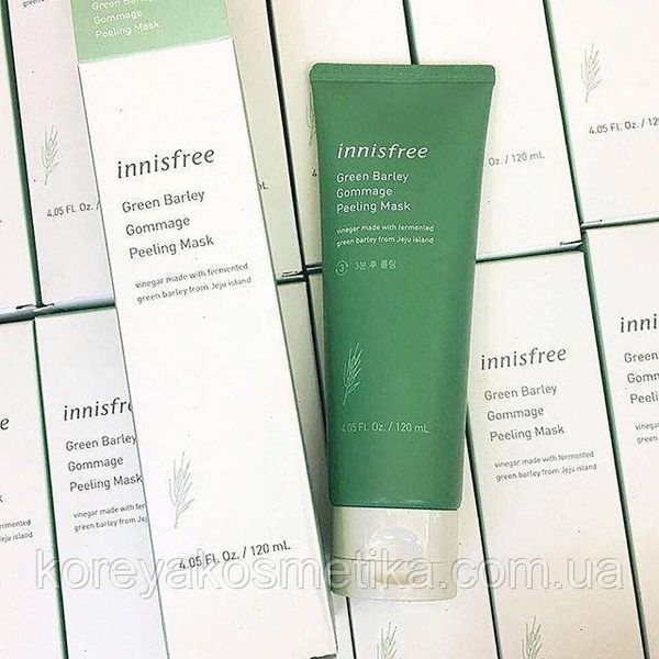 Маска-пилинг для лица с зеленым ячменем Innisfree Green Barley Gommage Peeling Mask 120 ml 1494376403 фото
